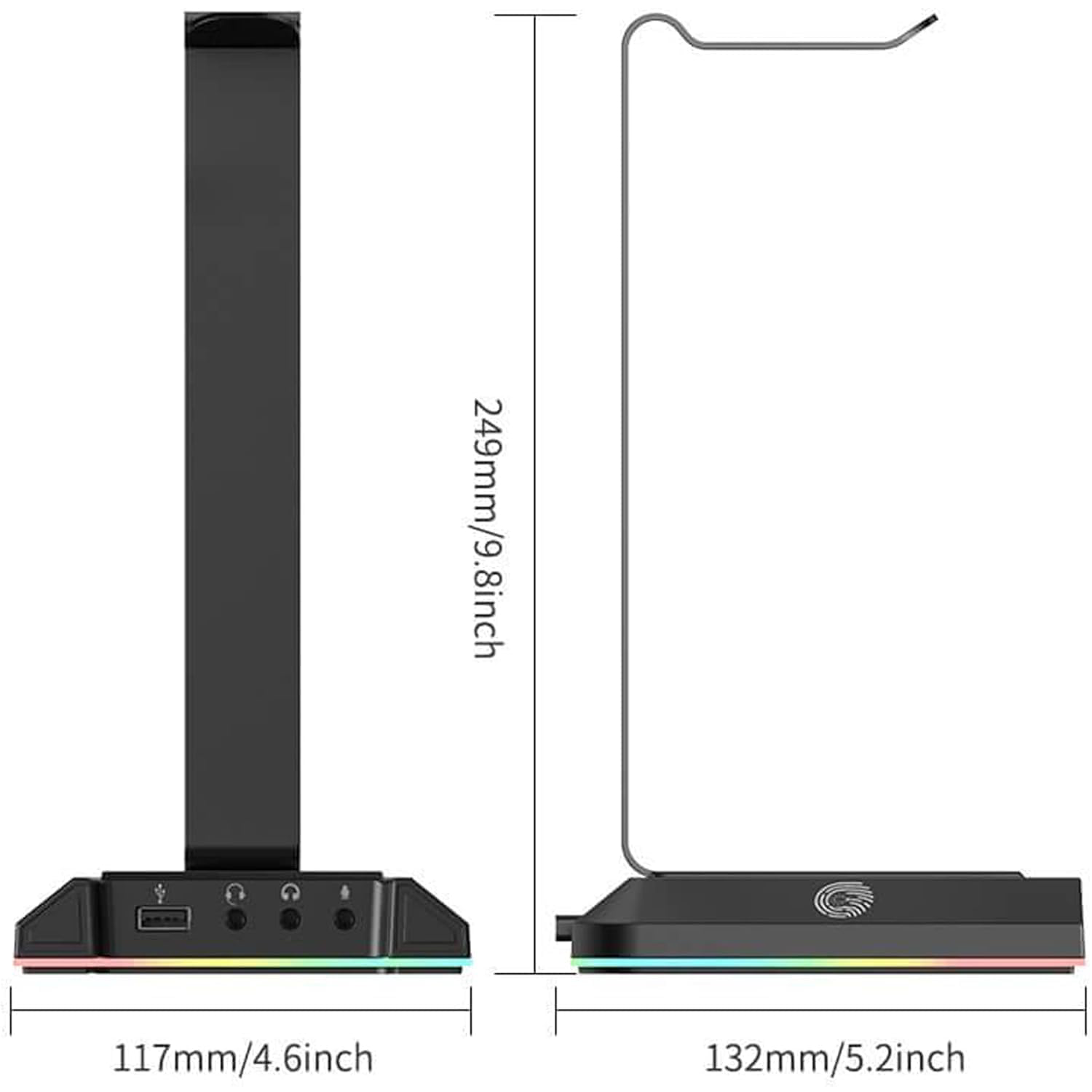 HS-07 RGB Headphone Stand